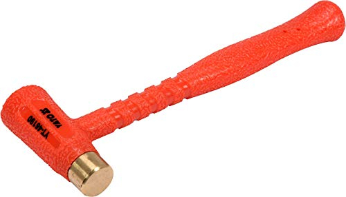 YATO Marteau à chocs professionnel - Diamètre : 20 mm - 300 g - Avec tête en laiton et billes en acier pour une absorption optimale des chocs