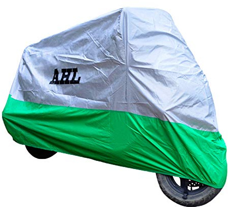 AHL XL Grün Wasserdicht Kälteschutz Regenschutz Staubdicht Faltgarage motorradgarage Motorroller abdeckplane Roller Abdeckung Motorrad abdeckplane Motorradabdeckung