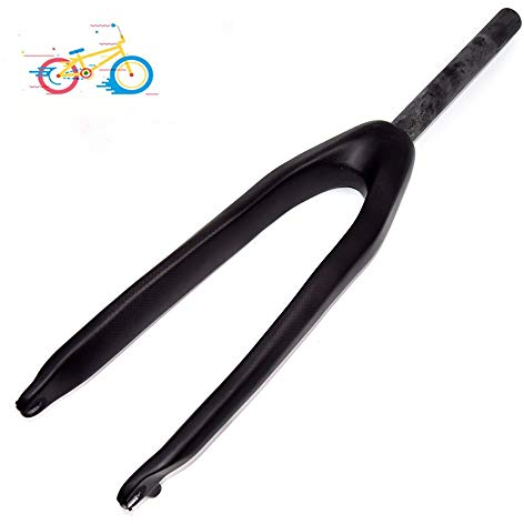 Fahrrad Starr Gabel, Mountainbike Fahrradgabel + Carbon Fahrrad Hard Fork, Zum 20 24 Zoll Voller Kohlefaser Faser Laser Gerade Rohr MTB Rennrad