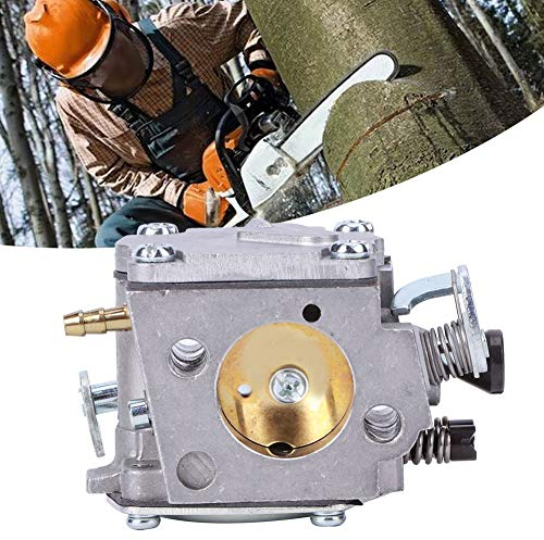 Aluminium Kettensägenvergaser Leichter Vergaser Ersatzkettensägensatz mit Ansaugrohr Vergaser Kit Kettensäge Kit für 61/266/268/272XP