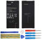 Duotipa Batterie de rechange EB-BG610ABE compatible avec Samsung Galaxy J4+ J4 Plus SM-J415F J6+ J6 Plus SM-J610F avec outils