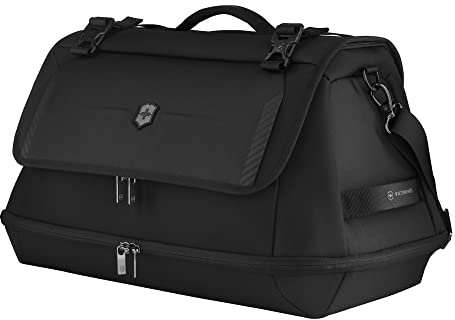 Victorinox Crosslight Duffel, Weekender Reisetasche, Damen/Herren, 30 x 52 x 33 cm, Schwarz