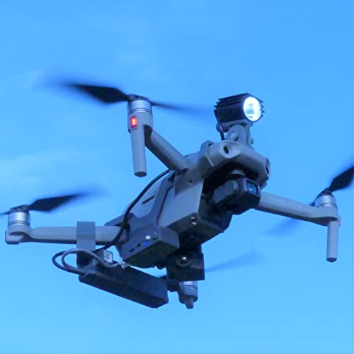 Professional Release and Drop Plus Device with LED Light Searchlight Bundle for DJI Mavic AIR 2 / AIR 2S, for Drone Fishing, Bait Release, Search & Rescue, Payload Delivery, Fun Activities