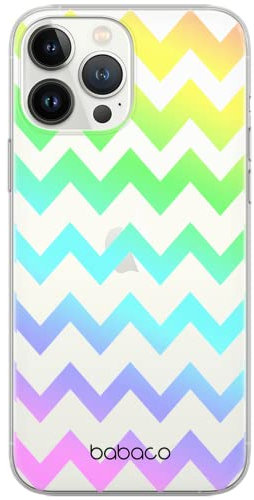 Funda para teléfono móvil de ERT Group para Apple iPhone 7 Plus/ 8 Plus Original y con Licencia Oficial de Babaco con diseño Zygzak 001, parcialmente Transparente