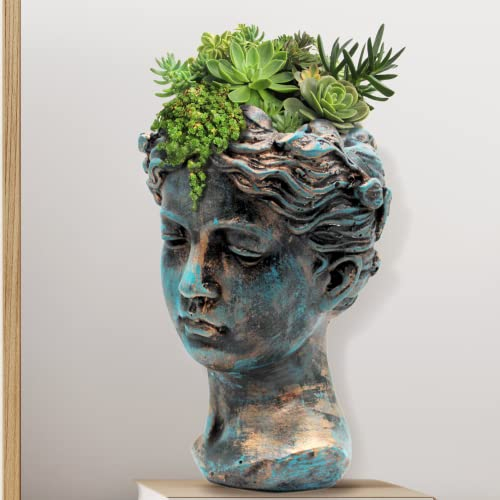 Quirky Boutique Head Planter, Face Planter, Unusual Face Plant Pots, Face Vase, Succulent Cactus Planter, Suitable for Indoor and Outdoor use