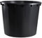 BAUER Bottich 1 000 L, Rund, Grau, Ø 134 (Oben) x 95 cm; Regentonne, Regenwassertonne, Regenwassertank, Mörtelwanne, Maurerkübel, Pflanzkübel für Garten und Baustelle