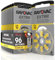 96 Hearing Aid Batteries Size 10 Rayovac (Yellow) PR70 Zinc-Air with Sound Fusion Technology - 12 Blisters of 8 Batteries