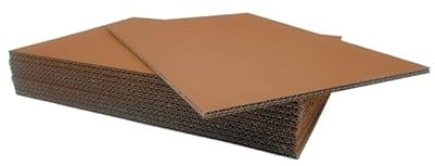 Set mit 10 A3 wellpappe (29,7 x 42 cm), dickes papier 6 mm, kartonpapier, wellpapp faltkarton, verpackungskartons, bastelkarton, bastelset kinder