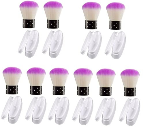 FRCOLOR 10pcs Dip Powder Tray for Nail Dipping Powder Manicure Tool Brush for Nails for Dip Manicure Kits