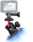 ULANZI Magnetische Kamerahalterung für Action-Kamera, starke magnetische Halterung mit 360° drehbarem Kugelkopf und eingebauten 6 Magneten, kompatibel mit Action-Kamera, DJI OSMO Action, Insta360