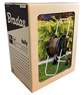 Bradas Black LINE Hose cart with 1/2 20m Hose, Gun, Sprinkler and Fittings