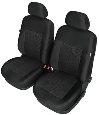 pitshop24 Sitzbezüge, Sitzschoner, Fahrersitzbezug, Beifahrersitzbezug kompatibel mit Citroën Berlingo III ab 2019, kompatibel mit Opel Combo E ab 2019