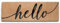 Hello Doormat (120cm x 40cm) Large, Front Door Mat, Coconut Core Fibre Heavy Duty Mat, Rug, Indoor Natural Coir Mat Ultra Wide