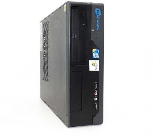 SIMPLETEK - Desktop Ricondizionato con Windows XP, Dual Core 2.6GHz, 2GB RAM, HDD 40GB, Porta Seriali RS232 - Ideale per Ufficio e Lavoro