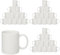Sublimation Mugs with Boxes | Plain White Large Handle High Gloss Orca Coated, Ceramic Mugs for Coffee & Tea | Ideal for Gifting & DIY Projects, Heat Press Printing Mugs 11oz (Pack of 36)