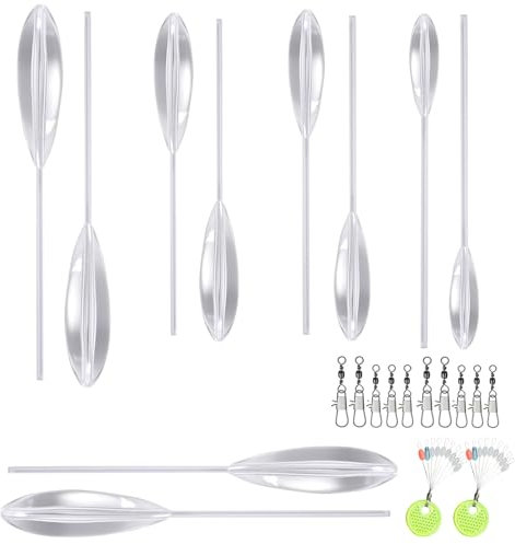 Bztzhm 10 Stück Fishing Sbirolino Set, Angelzubehör Spirolino Forelle Forellenpose Set, Spoons Forelle, Sbirolino Schwimmend, Spirolino Sinkend