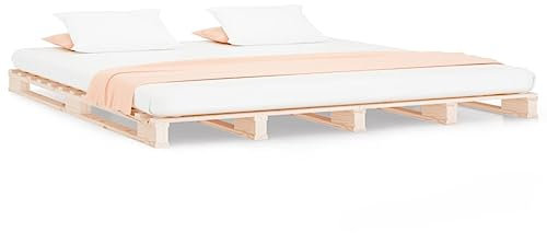 Kangmusi Palettenbett 180x200 cm Massivholz, kangmusi821407