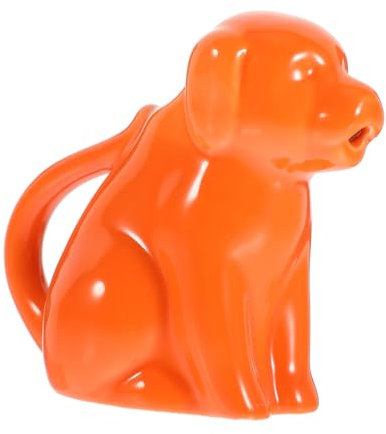 Ciieeo Animal Milk Jug Cartoon Ceramic Pitcher Jug Handle for Home Milk Frothing Kitchen Sauce Container