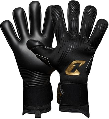 CATCH&KEEP Invictus Torwarthandschuhe | Profi Fußballhandschuhe für Erwachsene (Größe 7-11) | 4mm Viper Grip für Halt bei Regen & Nässe | Negativschnitt, elastische Bandage