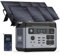 OUKITEL P2001 PLUS Generatore Solare 2400W con Pannello da 200W, Centrale Elettrica Portatile 2048Wh, Controllo App, Batteria LiFePO4, Ricarica in 1.2h, 13 Porte, UPS, per Campeggio, Viaggi, Emergenze