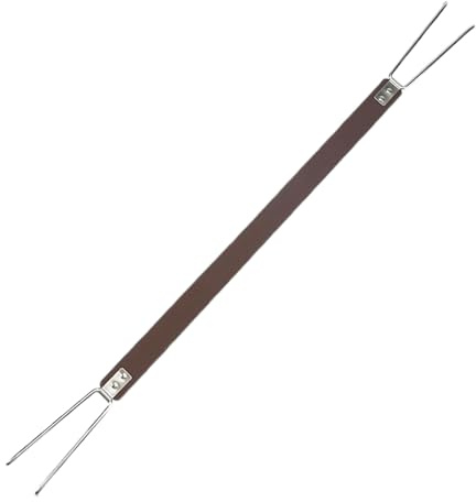 Duroecsain Feuerstelle Griff | Feuerstelle Werkzeug,Tragbarer Griff Mit Edelstahl Haken Für Grill Camping Outdoor Indoor Tisch Wanderung