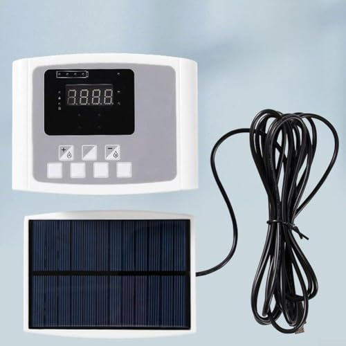 Système d'arrosage automatique à énergie solaire avec double pompe et alertes vocales, kit d'irrigation intelligent pour balcon, jardin, bureau, plantes