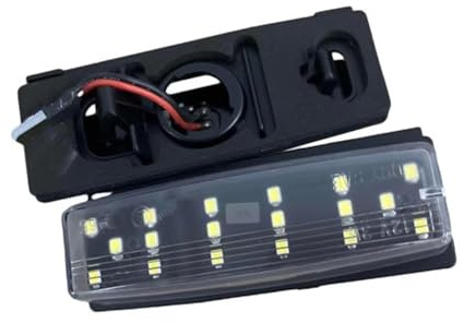 BeiZhengbhD License Plate Lamp For Mazda For NC For MX-5 For Miata 2006 2007 2008 2009-2015 2Pcs Car LED License Number Plate Light NE5551270C NE5551270D