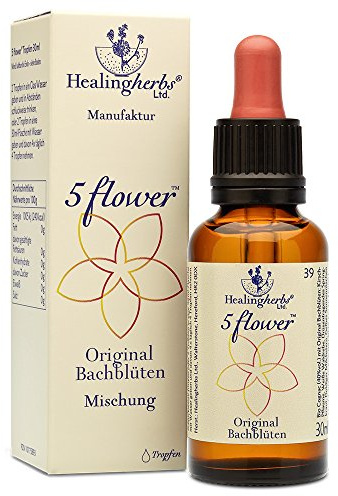 Healing Herbs Bachblüten 5 Flower Tropfen, 30 ml