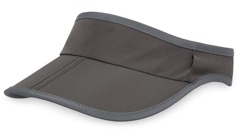 Sunday Afternoons Aero Visor - Ultra-Light Running Sun Visor for Women & Men - UPF 50+ Protection, Athletic Cap - Walking, Tennis, Softball, Golf, Pickleball - Slate, M/L