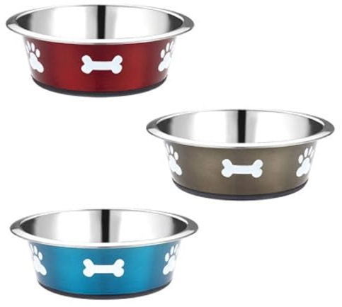 Classic Pet Products Posh Paws Stainless Steel Dog Bowl 1600ml