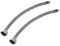 Paire de connecteurs flexibles pour robinet de cuisine - 50 cm