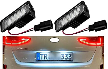 2x TOP LED SMD Kennzeichenbeleuchtung Nummernschildbeleuchtung (vwpx18)
