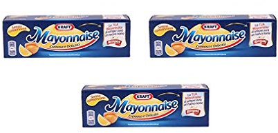 3x Kraft Klassik Mayonnaise mayonaise Soße Sauce 150ml Mayo Imbiss Fritten