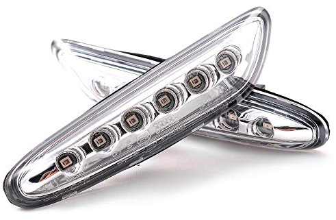 LIGHTDELUX LED Seitenblinker Kotflügel-Blinker ohne Fehlermeldung ECE geprüft kompatibel mit BMW V-170142