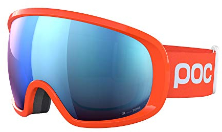 POC Fovea Clarity Comp - Optimale Skibrille für den Wettkampf, Moldanite Green/Spektris Blue