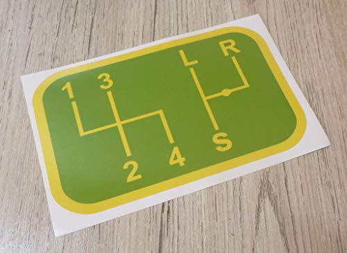 DEUTZ Schaltschema Aufkleber Baureihe für FL und D Logo Emblem Sticker Label Traktor