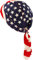 fashionchimp Zandana aus 100% Baumwolle, Bandana-Kopftuch, Bikertuch für Damen und Herren, Muster-Print (USA)