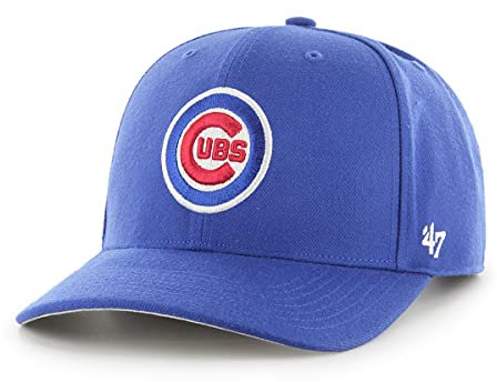 '47 MLB Chicago Cubs Cold Zone MVP DP Unisex-Baseballkappe, Verstellbar, Hochwertiges Design, Cubs Badge Logo, Royal Blue