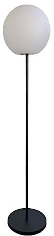 Lampadaire lumineux rechargeable pied métal design scandinave LED blanc chaud/blanc dimmable LUNY TALL H150cm