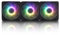 IN WIN Mercury AM120S Slim Silent ARGB Addressable RGB 120mm PWM Fan Triple Pack, IW-FN-AM120S-3PK, Black/White