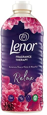 Lenor Ammorbidente Lavatrice Concentrato, Ametista Rosa e Note Di Muschio, 54 Lavaggi 1134 ml