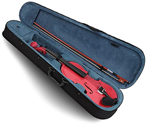 Qualitätsgeige Rosa Glänzend Geige Erwachsene Kinder Professionelles Spielen Von Saiteninstrumenten Mit Geigenbogen Erwachsene Violine (Color : 1/2)