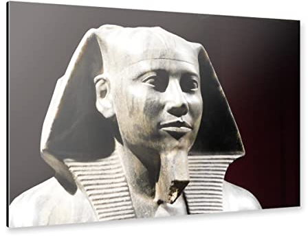 artboxONE Alu-Print 90x60 cm Statue Ramses von Künstler sommersbilder