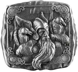 Bysilverstone Schmuck – Odin, Der Wikingergott Mit Rabe, Siegelring Aus Silber, Skandinavischer Mythologie-Schmuck, Hugin Munin Herrenring, Ring Aus Sterlingsilber Mit Wikingergott