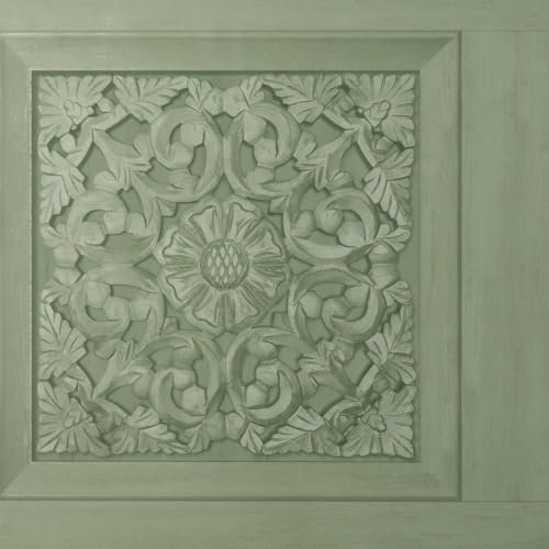 Fine Decor UK Carved Panel SAGE Green