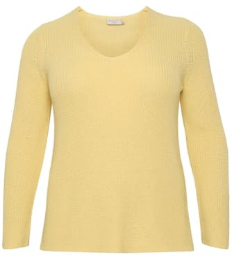 KAFFE CURVE Damen Strickpullover KCmirina 3/4 Ärmel