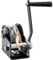 VEVOR Seilwinde 362,8kg Handseilwinde 173x126x119mm Bootswinde 2-Wege-Ratsche/1-Gang Handwinde mit ca. 10m Stahlseil Gurtwinde mit ergonomischen Griff Handseilzug Winde für Fahrzeuge und Boote