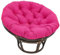 AZVFLY Papasansessel Kissen, Papasan Sitzkissen für Hängesessel, Rund Papasan Sessel, Bequem Weich Sitzkissen, Hängesessel Kissen für Korbsessel, Garten Stuhlauflag
