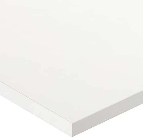 Tablakala Tablero Madera para Mesa, 100x60cm y Espesor 3cm, Acabado Blanco, Compatible con Escritorio Elevable, Tablones de Madera, Tablero Madera Maciza Mesa