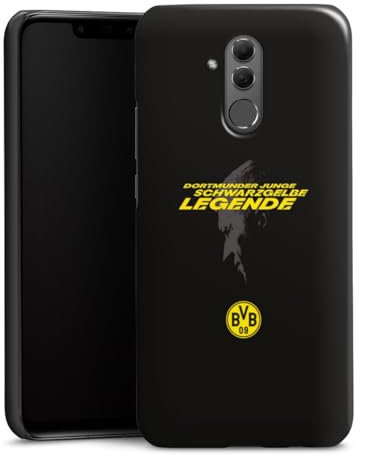 Premium Case kompatibel mit Huawei Mate 20 Lite Smartphone Handyhülle Schutzhülle glänzend Marco Reus Borussia Dortmund BVB